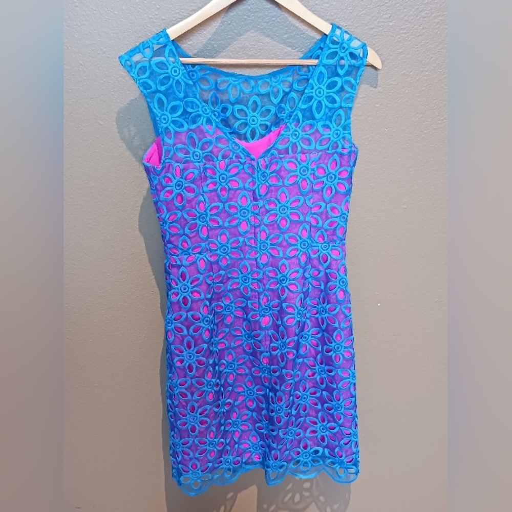 Lilly Pulitzer Lace Dress, Womens Size 4 - Picture 2 of 9